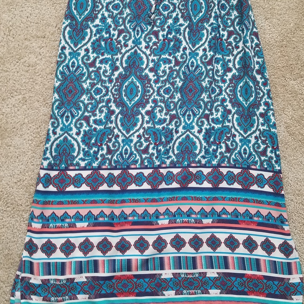 Trendy floor-length maxi skirt